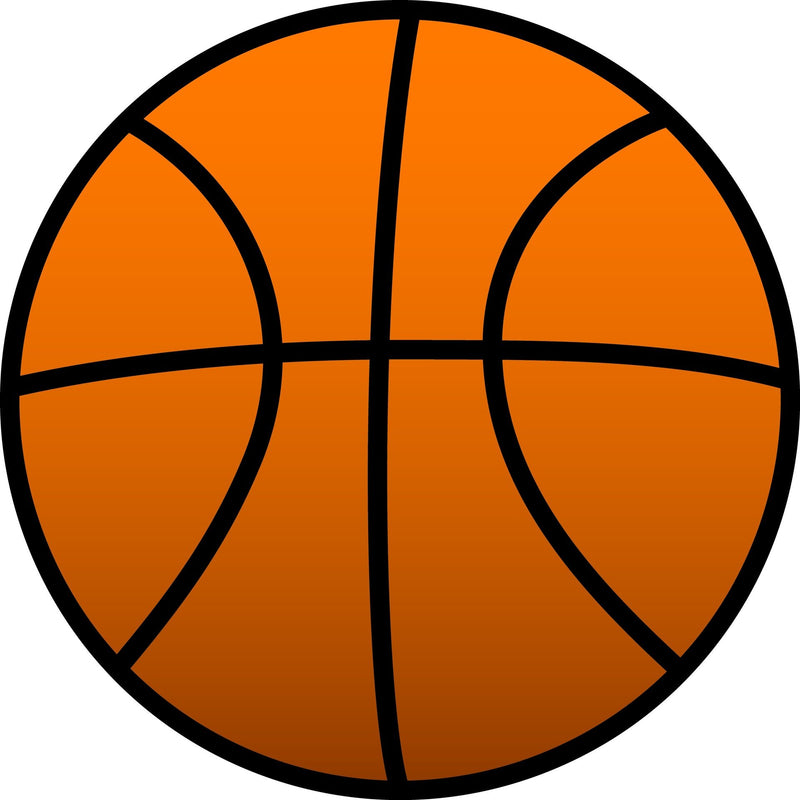 Basketball Edible Cake Image