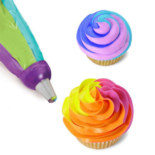 Wilton | Three Colour Coupler | Multicolour Cupcakes