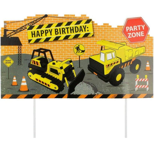 Construction Cake Topper | Construction Party Supplies