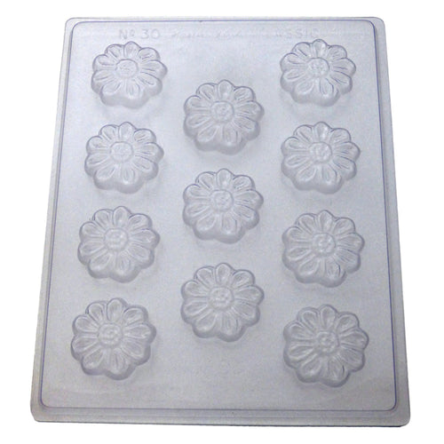 Home style chocolate | flat daisy chocolate mould | garden party supplies