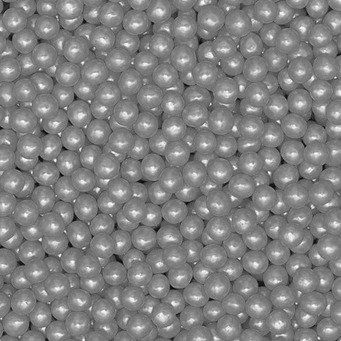 Silver Sugar Pearls 4mm - 80g