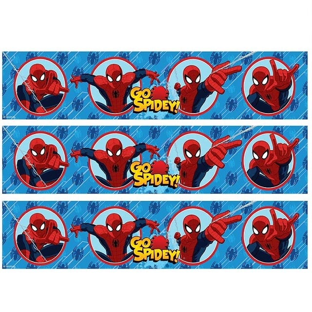 Spiderman Cake Strip Edible Images