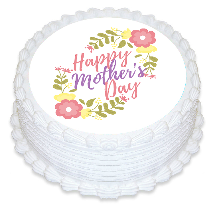 Happy Mother's Day Edible Cake Image