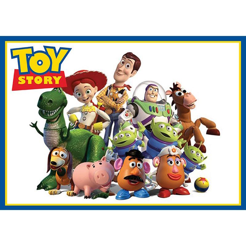 Toy Story Group Edible Cake Image - A4 Size