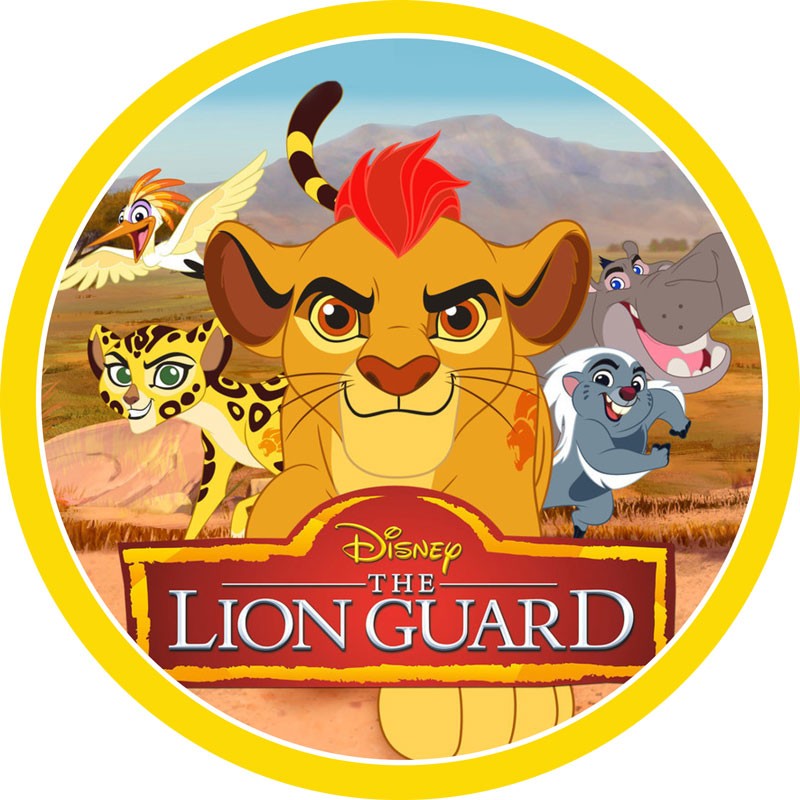 The Lion Guard Edible Cake Image