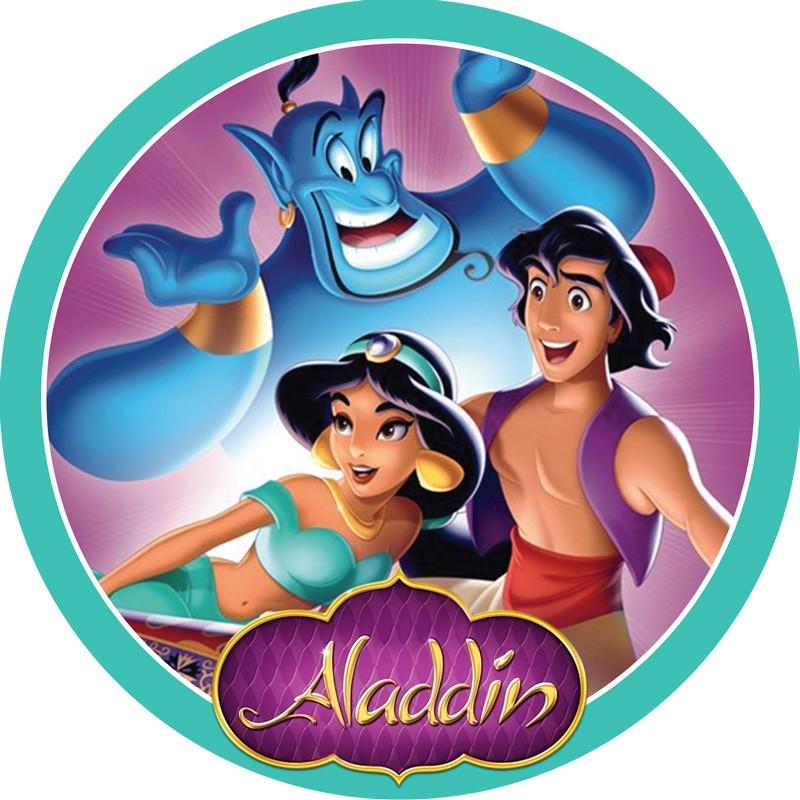 Aladdin Edible Cake Image