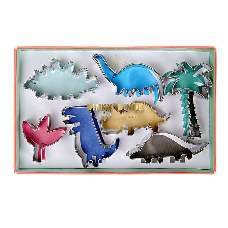 Meri Meri Dinky Dinos Cookie Cutter Set | Dinosaur Party Theme & Supplies