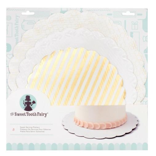 Sweet Tooth Fairy Serving Platters - Gold