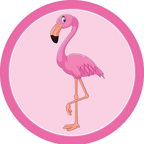 Flamingo Edible Cake Image