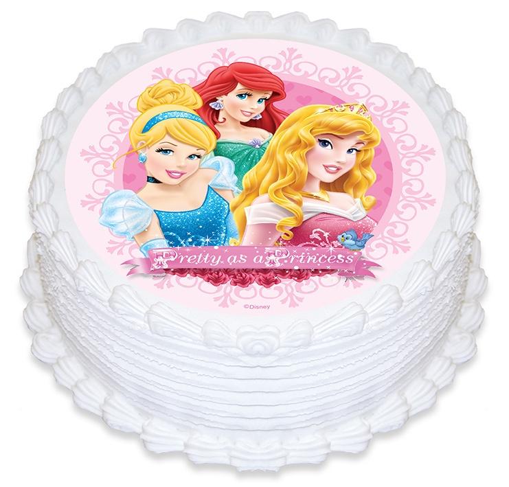 Disney Princess Edible Cake Image