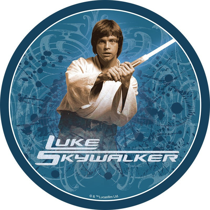 Star Wars Luke Skywalker Edible Cake Image
