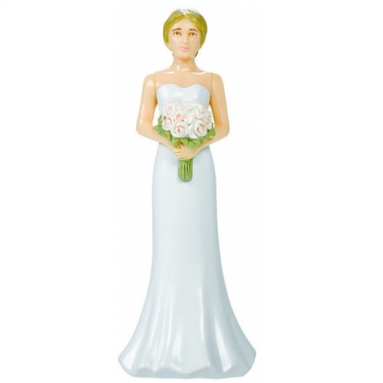 Blonde Bride Wedding Cake Topper