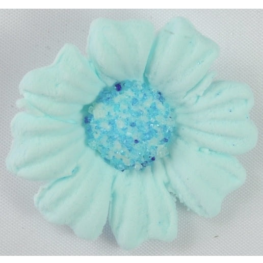 Icing Daisy 40mm Edible Decoration - Blue