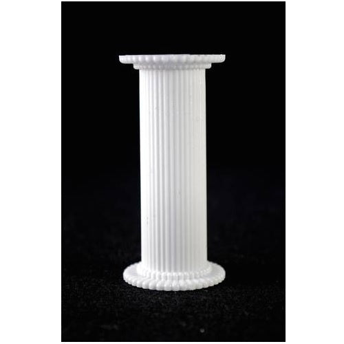 3" White Pillar