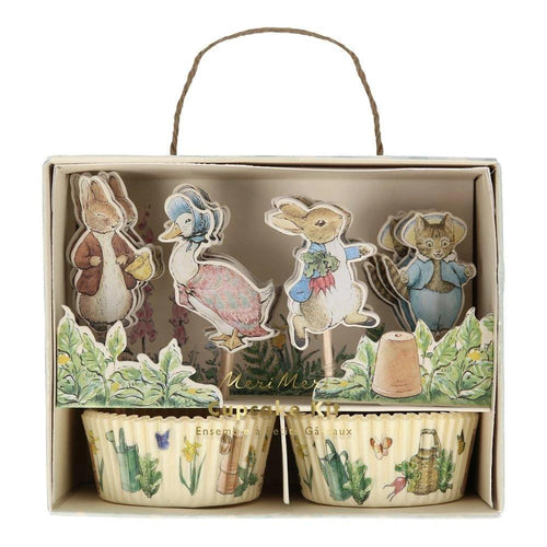Meri Meri Peter Rabbit & Friends Cupcake Kit | Peter Rabbit Party Theme & Supplies | Meri Meri