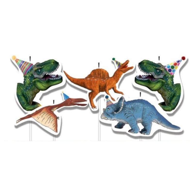Jurassic Dinosaur Candles | Dinosaur Party Supplies