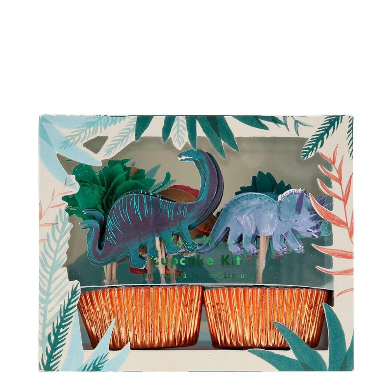 Meri Meri | Dinosaur Kingdom Cupcake Kit | Dinosaur Party Supplies