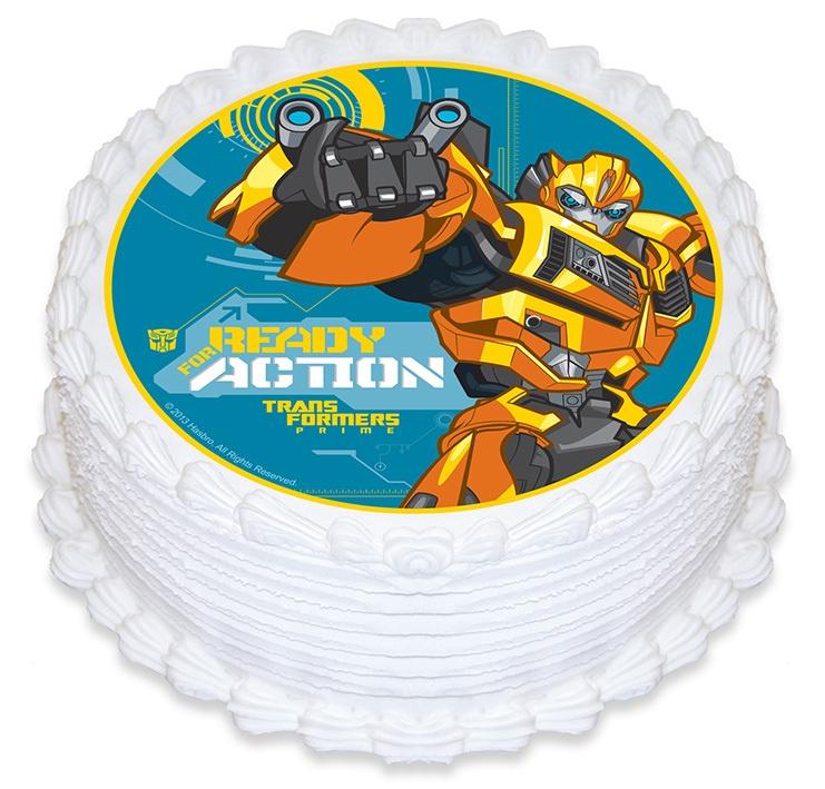 Transformers Edible Cake Image