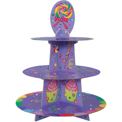 Candy Party Cupcake Stand | Candy Cupcake Decorations