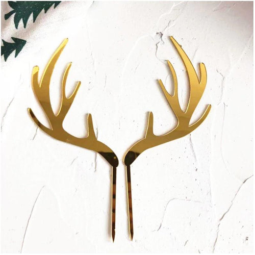 Antler Cake Toppers | Christmas cake decorating supplies