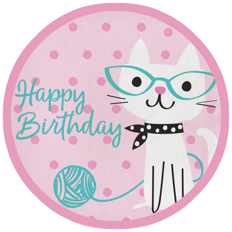 Purrfect Party Cat Edible Cake Image | Cat Party Theme & Supplies