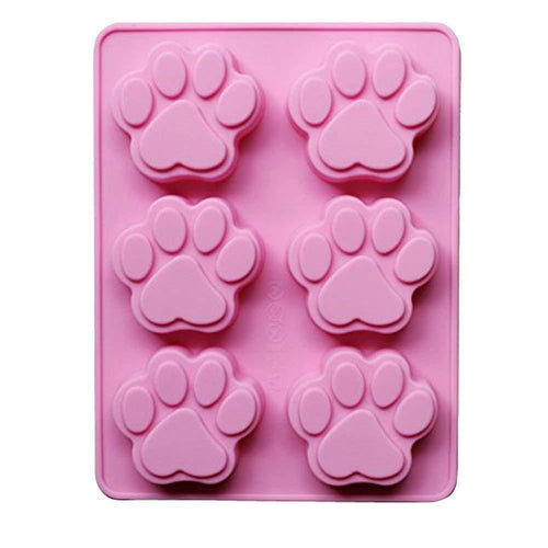 Paw Print Silicone Mould | Animal Party Theme & Supplies