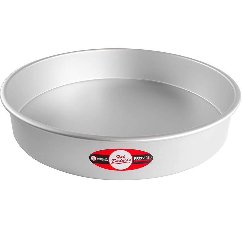 Fat Daddio's | round cake pan solid bottom | baking party supplies