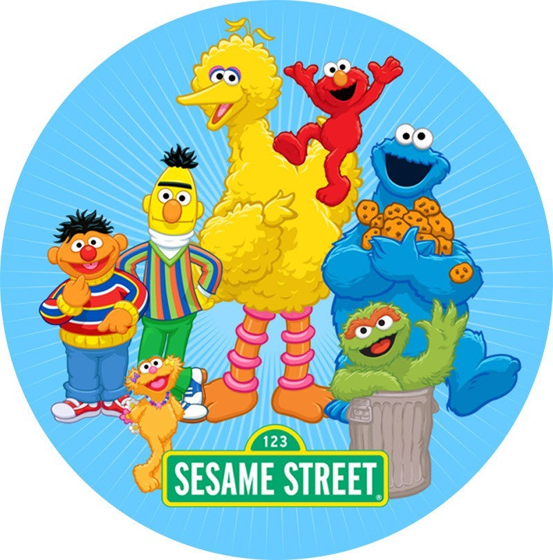 Sesame Street Edible Cake Image