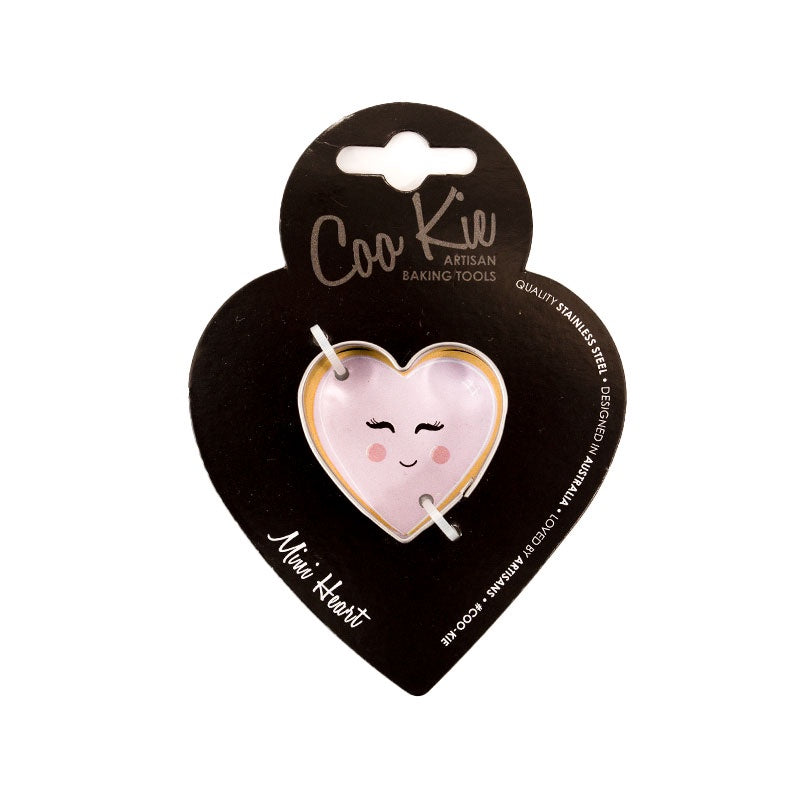 Coo Kie | Mini Heart Cookie Cutter | Valentines Baking Supplies