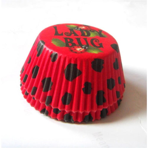 Ladybug Cupcake Papers - 25 Pack | Baby Shower Party Theme & Supplies