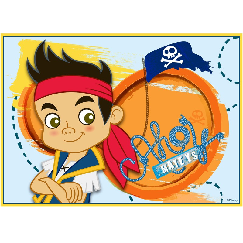 Jake and the Never Land Pirates Edible Cake Image - A4 Size
