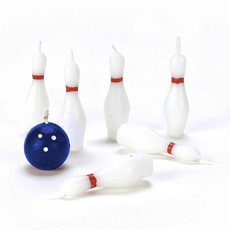 Bowling Party Candles - 7 Pkt
