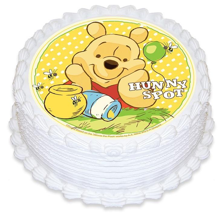 Winnie the Pooh Edible Cake Image