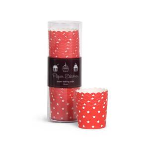 Paper Eskimo Red Stars Cupcake Papers