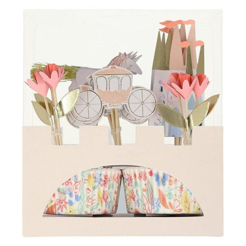 Meri Meri | Princess Cupcake Kit | Princess Cake Decorations