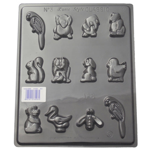 Home Style Chocolate | animals and birds chocolate mould | zoo party supplies NZ 
