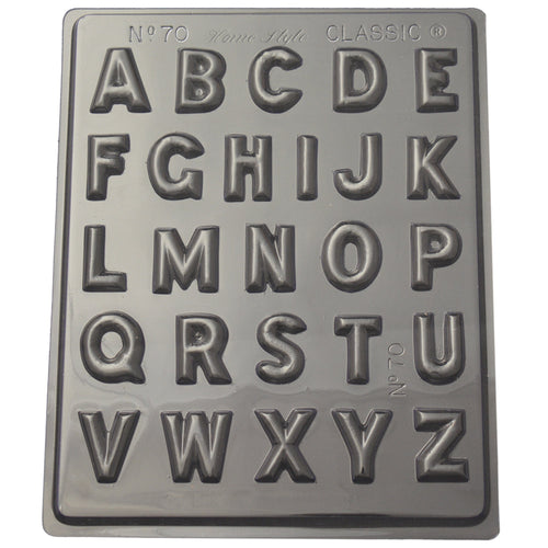 Home Style Chocolate | alphabet mould | baking party supplies