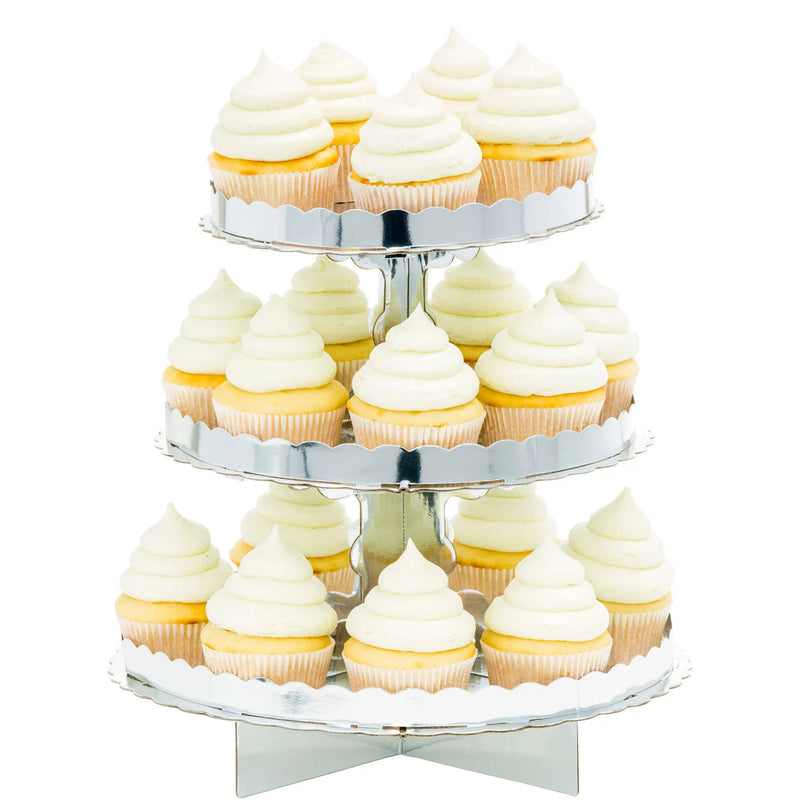 Silver Cupcake Stand