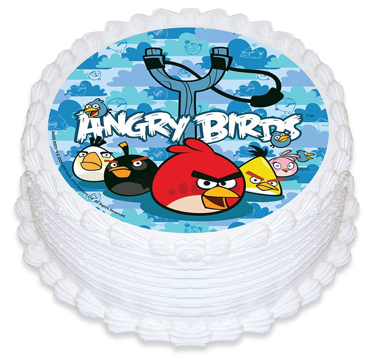 Angry Birds Edible Cake Image