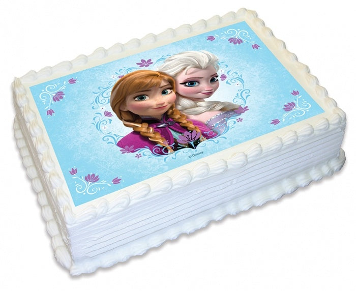 Frozen Edible Cake Image - A4 Size