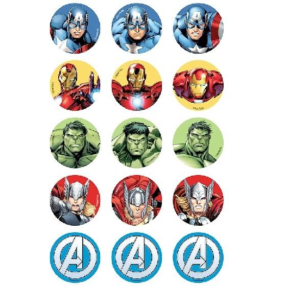 Avengers Edible Cupcake Images