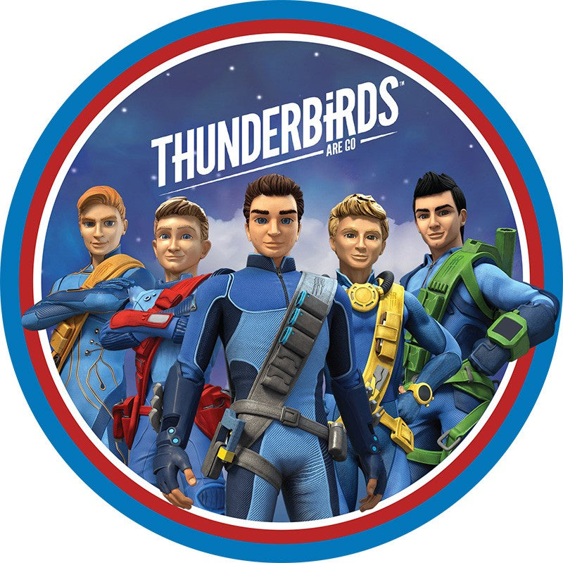 Thunderbirds Are Go Edible Cake Image
