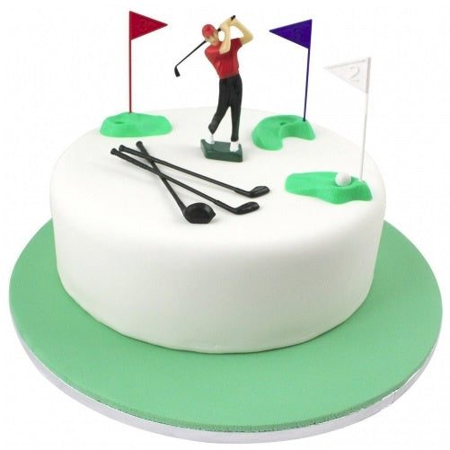 Golf Cake Topper Set