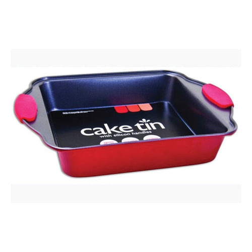 Square Silicone Handle Cake Tin | 20cm/8"