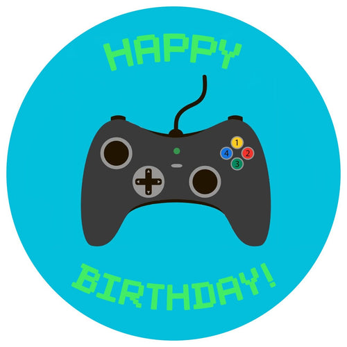 Video Game Controller Edible Cake Image | Gaming Cake Decorations