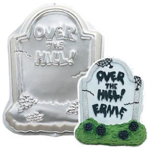 Tombstone Over the Hill Cake Tin Hire