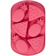 Wilton | 6 cavity silicone mould melon and pineapple | hungry catapillar party supplies 