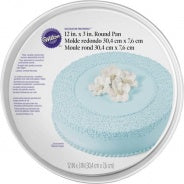 Wilton | decorator preferred 12" x 3" round cake tin | baking party supplies