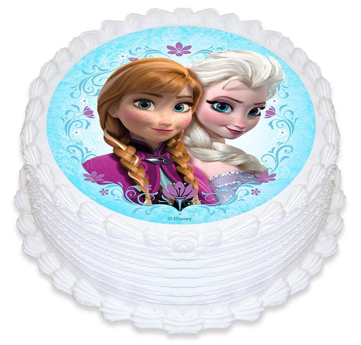 Frozen Edible Cake Image