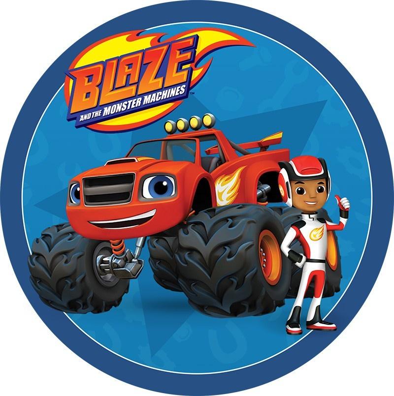 Blaze and the Monster Machines Edible Cake Image